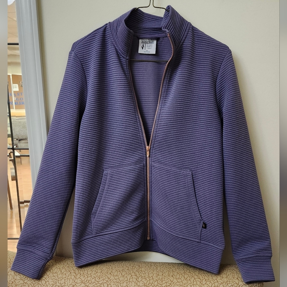 Skechers Hoodless Hoodie womens Go Walk Jacket Womens Size Xs Purple